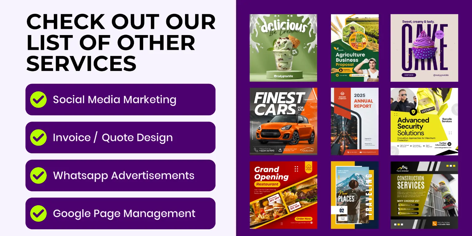 a list of logo design firms services